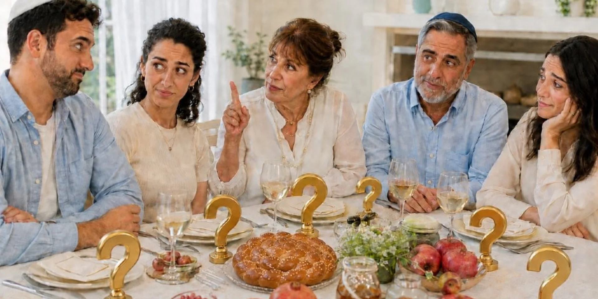 השאלות שלא שואלים סביב שולחן החג