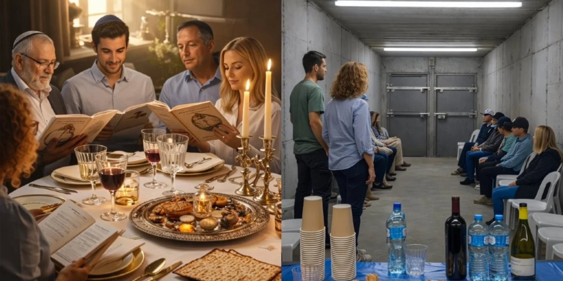 פסח במרחב המוגן: מדריך הנימוסים לליל סדר הנערך בביטחון ובחגיגיות