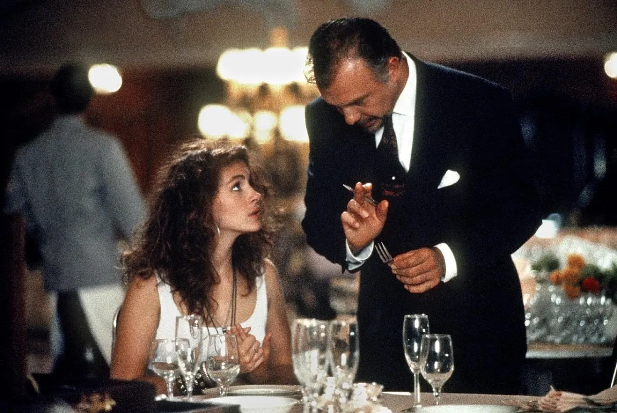 Pretty woman and hotel management